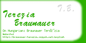 terezia braunauer business card